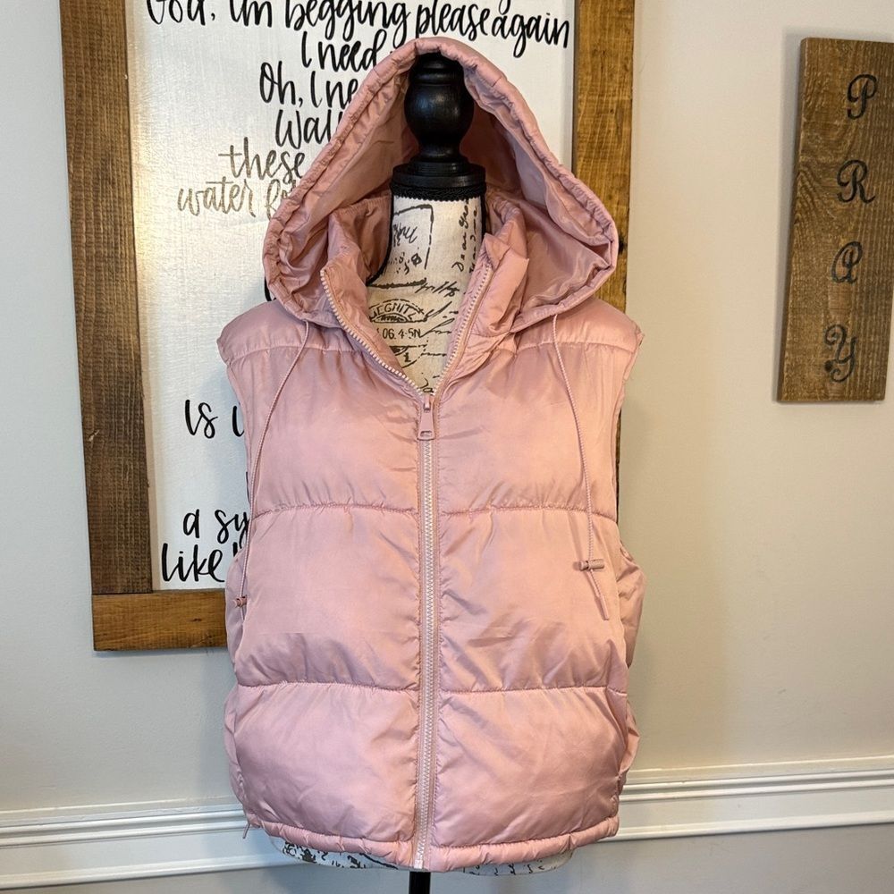 Ci Sono Blush Puffer Vest